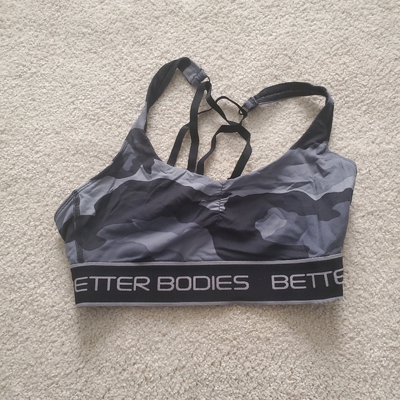 BETTER BODIES Other - Better Bodies Camo Lightweight Sports Bra
